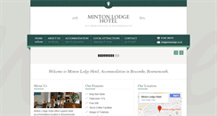 Desktop Screenshot of mintonlodge.co.uk