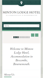 Mobile Screenshot of mintonlodge.co.uk